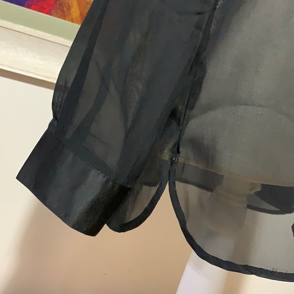 Sheer dress blouse - Picture 3 of 6